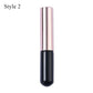 Q Soft Silicone Lip Brush with Dust Proof Cover round Head Lipstick Applicator Lip Cosmetic Tool Multi-Use Eyeshadow Brush