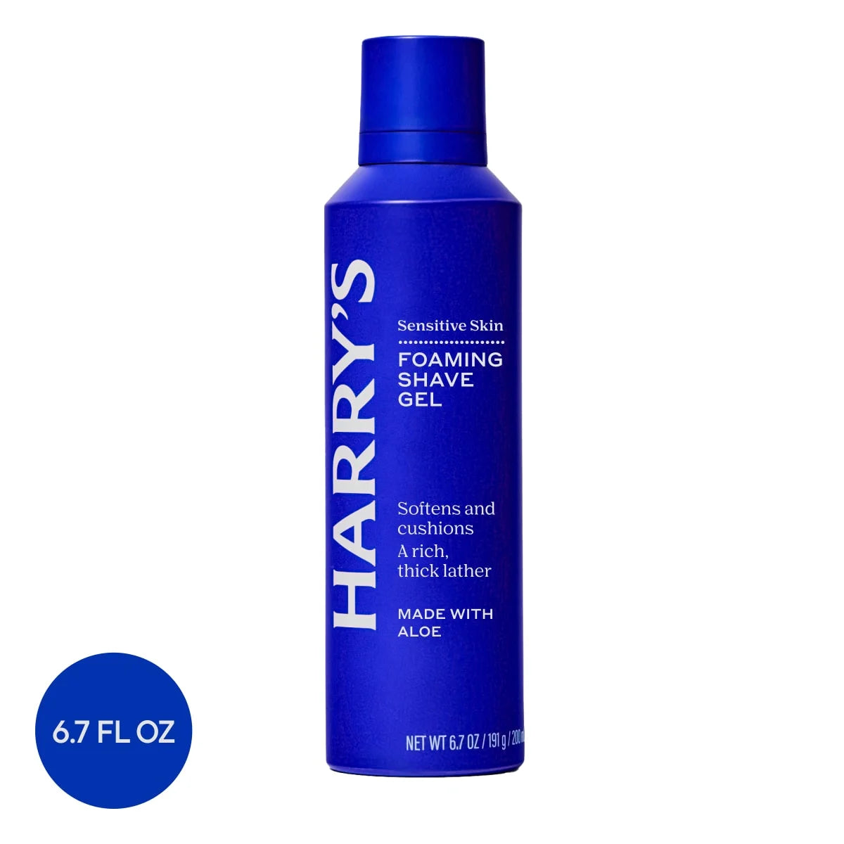 Men'S Foaming Shave Gel with Aloe, 6.7 Oz