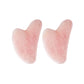 Rose Quartz Gua Sha for Face Massager Skin Scraping Guasha Lifting Natural Jade Massage for Face Gouache Scraper Wrinkle Remover